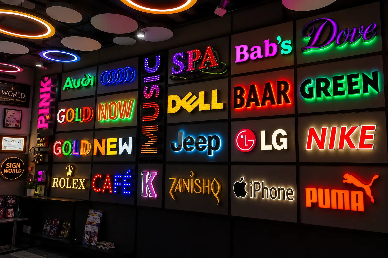 LED sign board project